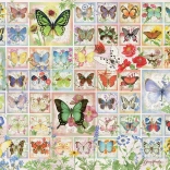 Puzzle Papillons et Fleurs COBBLE HILL 2000 pcs