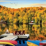 Puzzle EUROGRAPHICS Chalet au bord du lac, Québec 1000 pièces