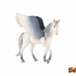 Pégase blanc-gris – figurine en plastique 14 cm
