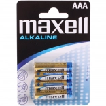 Piles alcalines Maxell AAA LR03 1,5 V – 4 pcs