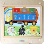 Table éducative Masterkidz de tri des déchets Montessori