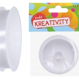 Fil nylon transparent pour perles 0,3 mm, 55 m