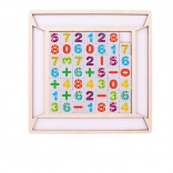 Puzzle en bois avec chiffres 48 pcs