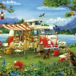Puzzle Educa Camping 1000 pièces