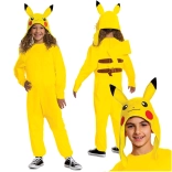 Déguisement enfant POKEMON Pikachu kigurumi 127–136 cm (7–8 ans)