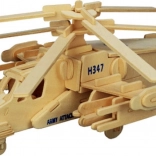 Puzzle 3D en bois hélicoptère
