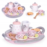 Service à thé en bois tasses théière 15 pièces ECOTOYS