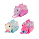 maisonnette portable avec licorne en peluche