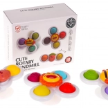 Ensemble de spinners sensoriels avec ventouses pour tout-petits
