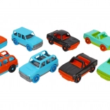 Petite voiture en plastique 10 cm à roue libre – assortiment de couleurs et de modèles