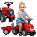 Porteur tracteur BABY CASE IH avec remorque et accessoires