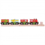 Bigjigs Rail train de Noël avec rails