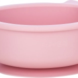 Bol en silicone avec ventouse Chaton rose