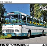 Puzzle rétro bus Karosa ŠD 11 Evropabus 1968