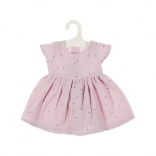 Robe en mousseline pour poupées 38 cm – rose