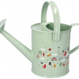 Arrosoir de jardin avec motif printanier