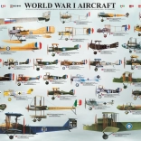 Puzzle Avions de la Première Guerre mondiale 1000 pièces EUROGRAPHICS