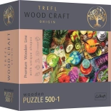 Puzzle Cocktails colorés TREFL Wood Craft Origin 501 pièces