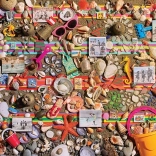 COBBLE HILL puzzle scène de plage, 1000 pièces