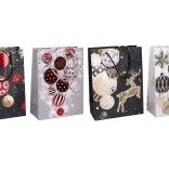 Sac cadeau S 18 × 24 × 8,5 cm – motifs de Noël
