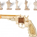 Puzzle 3D en bois revolver Corsac par Robotime