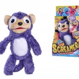 ScreamerZ Singe en Peluche Violet 30 cm