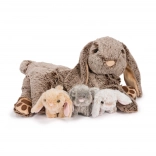 Jouet en peluche Noxxiez lapins avec maman
