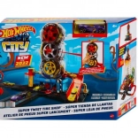 Hot Wheels Město Super Twist Service de Pneus