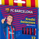 Crayons de cire ASTRA FC Barcelona 12 pcs