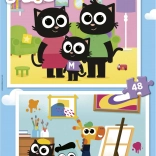 Puzzle Milo 2x48 pièces de EDUCA