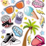 Autocollants thermocollants Weekend