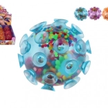 Balle anti-stress à presser avec ventouses 7 cm