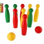 Ensemble coloré de quilles pour enfants