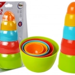 Lot de 5 bols empilables pour bébés