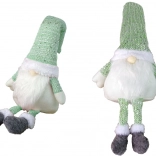 gnome de Noël lumineux 40 cm vert