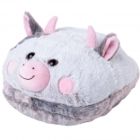 Cozy Noxxiez vache pantoufle chauffante en peluche pour les pieds