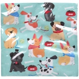 Serviettes de fête en papier PES 33x33 cm, 20 pcs