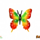 Papillon décoratif en plastique Papilio, multicolore, 6 cm