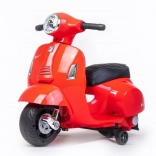 Moto électrique pour enfants BABY MIX VESPA rouge