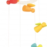 Goki mobile suspendu en bois – petits anges