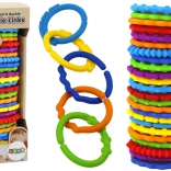 Bracelets sensoriels pour bébés, ensemble coloré de 24 pièces