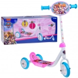 Trottinette à trois roues Paw Patrol rose pour enfants