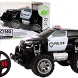 Voiture de police tout-terrain RC télécommandée 1:24