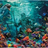 Puzzle Poséidon sur le récif corallien 1000 pièces