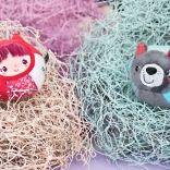 Lilliputiens balle molle Loup Ludovic pour enfants