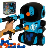 Jeu de tir avec robot – 2 pistolets et balles en mousse