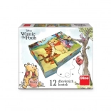 DINO Cubes illustrés Winnie l’Ourson, 12 cubes
