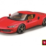 Modèle de voiture en métal Bburago Ferrari 296 GTB 1:18 rouge