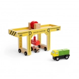 Grue portique en bois BIGJIGS Rail