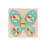 Puzzle en bois Papillon PETIT COLLAGE